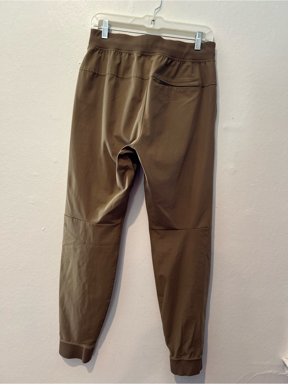 Lululemon ABC Warpstreme Joggers Men’s Medium Khaki Brown Stretch Athletic Pants - Picture 8 of 9